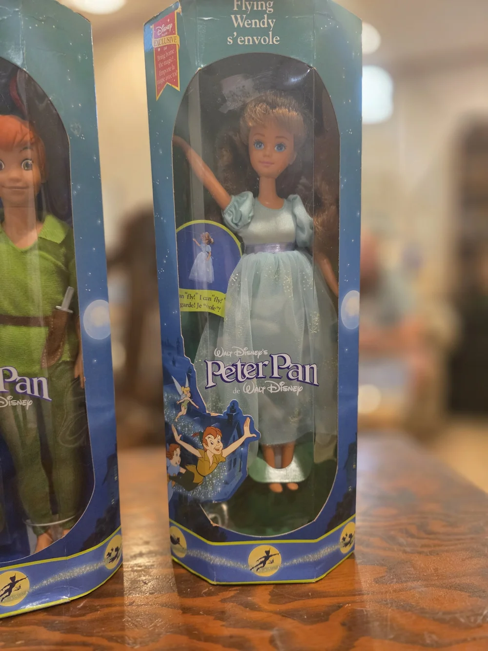 Euro Walt Disney Peter Pan and Wendy Dolls